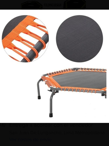 Saltarín O Trampolin Plegable Grande 55p+agarrade