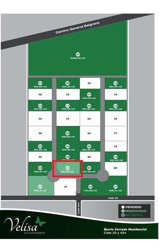Imagen 6 de 7 de Terreno En Venta - 446mts2 - Villa Elisa