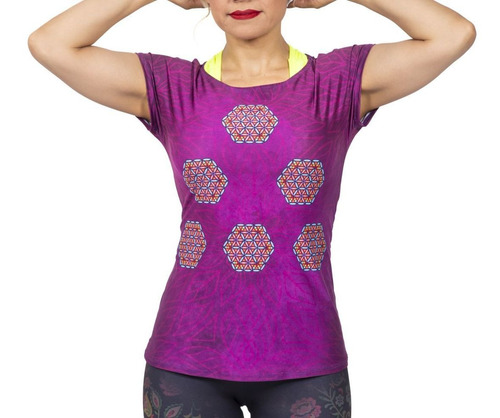 Blusa Dama Xl Juvenil Oval Flor De Vida