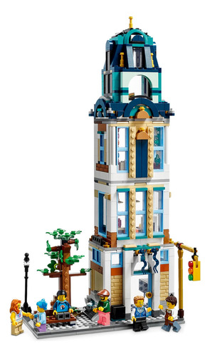 Lego Creator 3en1 Calle Principal 31141 - 1459 Pz Versión Del Personaje Chica En Silla De Ruedas