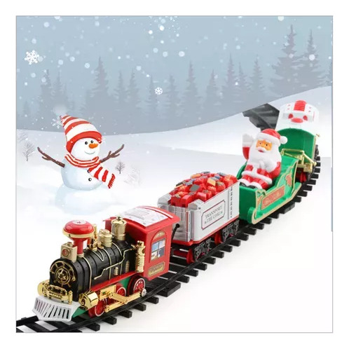 Kit De Tren Eléctrico Para Colgar Árboles De Navidad
