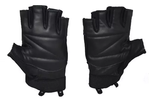 Guantes de Pesas 100% Piel con Muñequera - Tienda Deportiva %