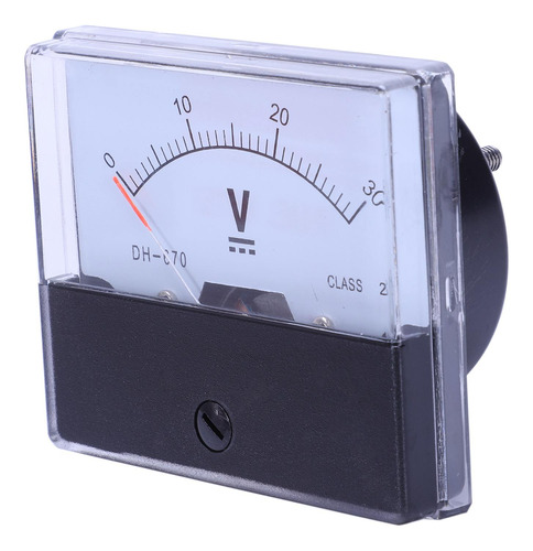 Voltímetro De Panel Analógico De 30 V Con Precisión Dh-670