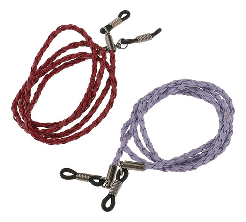 6pcs Cadenas De Sujetador De Gafas Cuerdas Soporte De Lentes