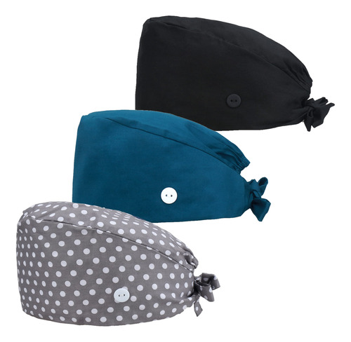 Qba Gorra De Trabajo Ajustable Con Boton, Gorro De Trabajo D