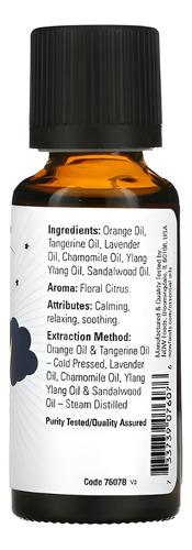 Now Essential Oils Mezcla de aceites para dormir apacibles 30 ml