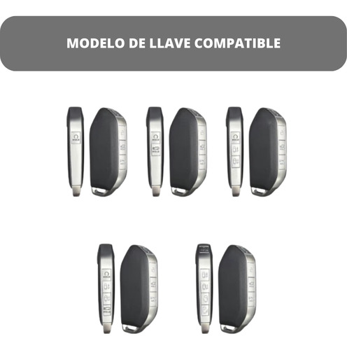 Funda De Llave Para Kia K3 Ex Ex Pack Gt 2024 2025