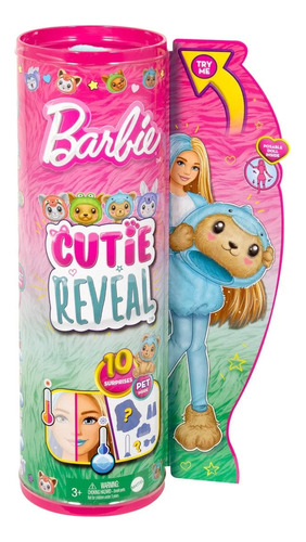 Barbie Cutie Reveal Y Accesorios Con Disfraz Delfin Mattel