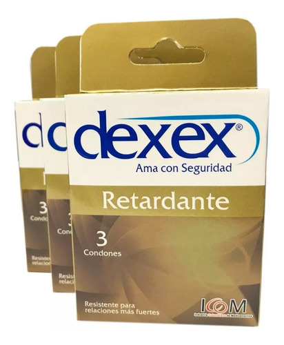 Condones Dexex 9 Unidades Retardante
