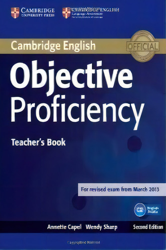 Objective Proficiency Teacher's Book 2nd Edition, De Aa.vv. Editorial Cambridge University Press, Tapa Blanda En Inglés, 2013