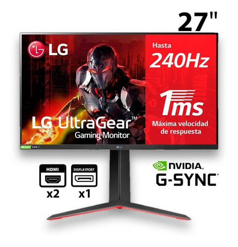 Monitor Gamer LG 27gp750-bf 27 1080p 1ms 240hz