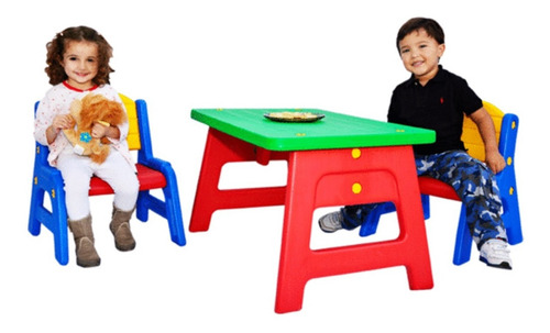 Imagen 5 de 9 de Mesa Y Silla Infantil Rodacross Mesita Y 2 Sillas Planeta