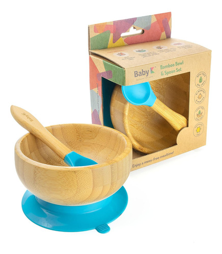 Baby K Bamboo Baby Suction Bowl Toddler Suction Bowls For
