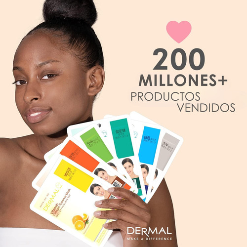 Dermal, Mascarillas Colágeno X12, Hidratantes Y Reafirmantes