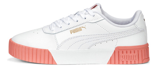 Tenis Puma Carina 20 Mujer-blanco/rosa Gold