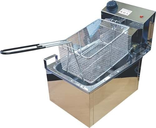 Imagen 2 de 3 de Freidora Electrica Roa 8 Lts Acero Inox Control Automático