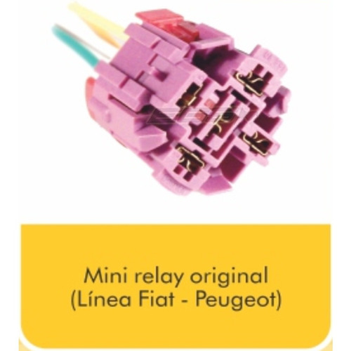 Ficha Relay Universal Fiat Peugeot 5 Vias Egs 1526