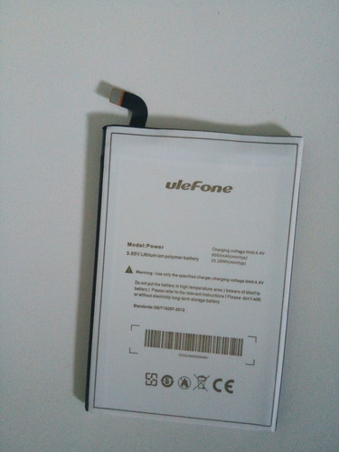 Bateria Do Ulefone Power  6050 Mah Barato Promoção.