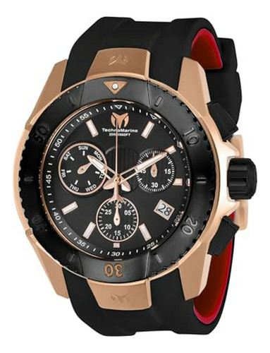 Reloj De Cuarzo Dorado Uf6 Technomarine Para Hombre Con Corr