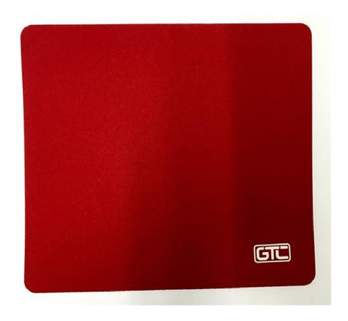 Mouse Pad Liso Antideslizante Gtc Color Rojo