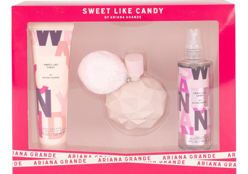Set 3 Pzs Sweet Like Candy Para Mujer De Ariana Grande Edp Volumen De La Unidad 100 Ml