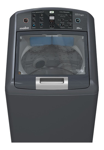 Imagen 3 de 8 de Lavadora Automática Digital 20 Kg Gris 120v 7 Ciclos Mabe