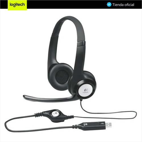 Logitech H390, Diadema Usb Estéreo Con Micrófono Y Controles