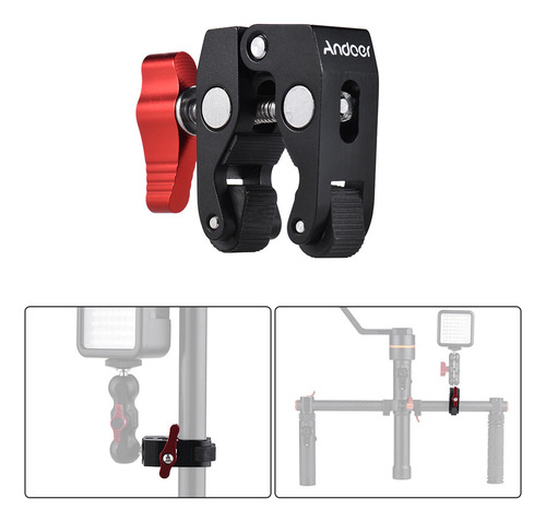 Alicate Super Clamp Super Clamp 1/4 Clip Com Andoer Crab