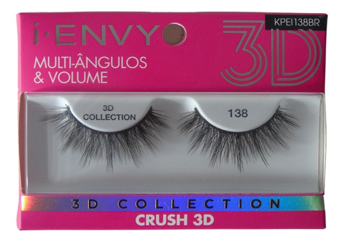 Cílios Postiços Crush 3d Collection 138 Kpei138br I-envy