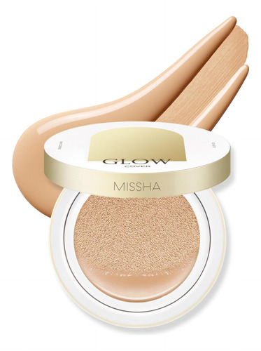 Base De Maquillaje Missha Glow No.23, Color Beige Natural