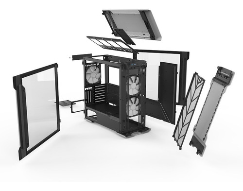 Imagen 4 de 10 de Gabinete Phanteks Enthoo Evolv X Vidrio Leds Rgb Digitales