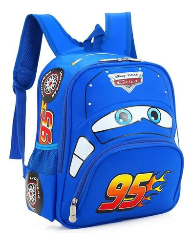 Mochila Preescolar Cars Para Niños, Jardín Rayo Mcqueen