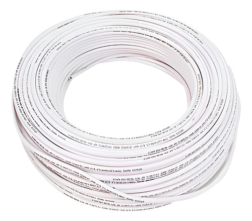 Cable Viakon Thw Cal. 12 Cm Ty Blanco 100 Metros