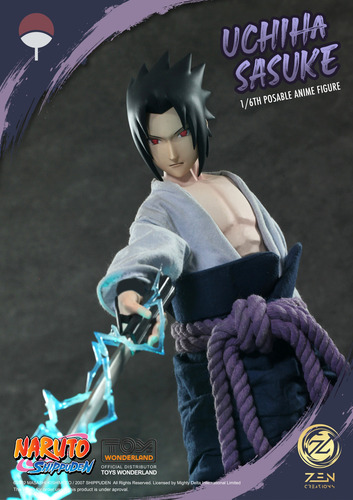 Boneco Sasuke Uchiha Naruto Itachi Figure Zen Creations 1/6