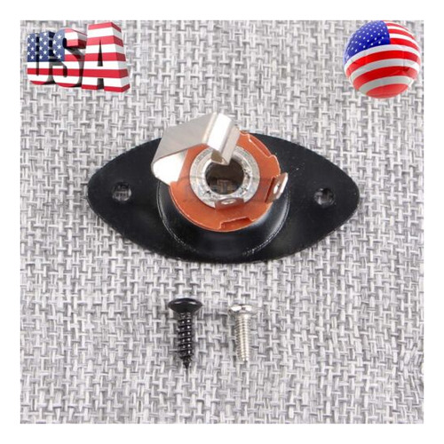 Input Output Jack And Plate Oval For Electric Guitar Tel Rrx