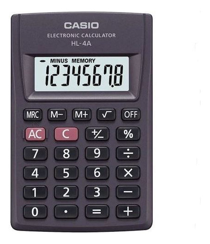 Calculadora Casio Portatil 8 Digitos Hl4a