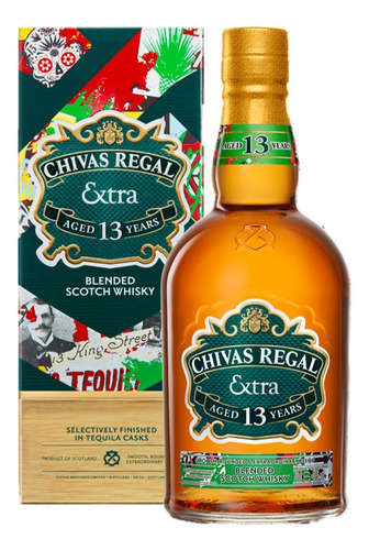 Whisky Chivas Regal Extra 13 Años Barricas Tequila 750 Ml