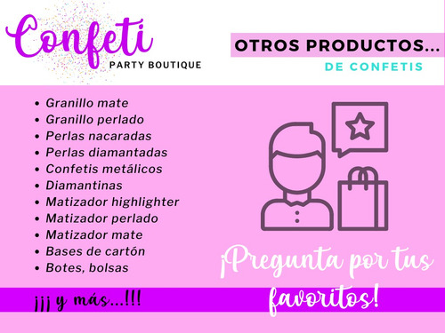 Sprinkle Confeti Mix Pascua Conejos Colores