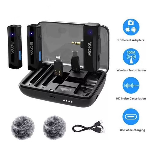 Micrófono Inalámbrico Doble Boyalink iPhone Camara Tipo C