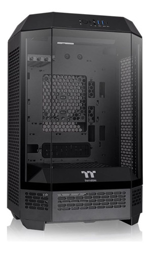Gabinete Mid Tower Thermaltake Tower 300 Vidrio Templado 2 Fan Negro