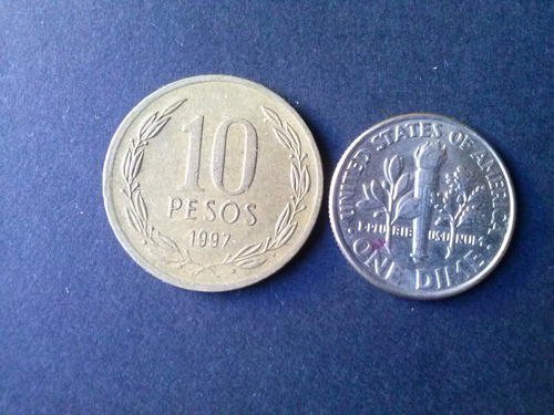 Moneda Estados Unidos One Dime 2007 Ceca P Níquel (c45)