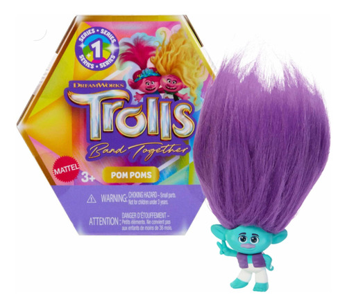 Trolls Band Together Pom Poms Bruce Serie 1