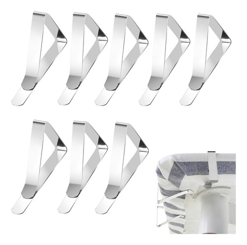 Clips Para Mantel Soporte De Acero Inoxidable Reutilizables