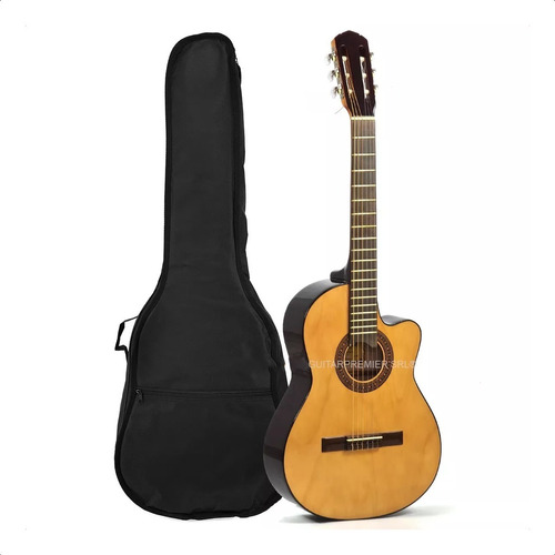 Guitarra Criolla Clasica Gracia M6 Con Corte 4/4 + Funda