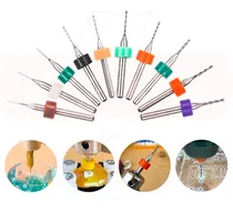 Comprar Kit 10 Brocas De Carburo De Tungsteno (0.3 - 1.2mm) Para Pcb
