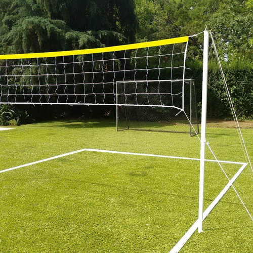 Lineas Cancha Futbol Tenis Voley Cinta Y Clavos Estaca 10x6m