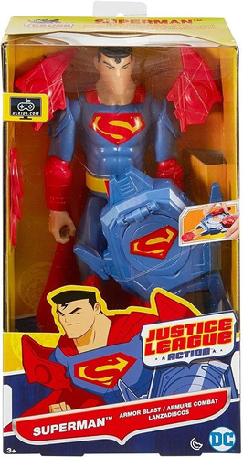  Superman Armadura Explosiva Figura 30 Cm Mattel Original