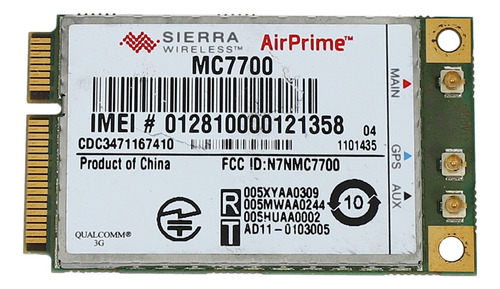 Tarjeta Wan Mc7700 3g/4g Desbloqueada For Sierra Airprime