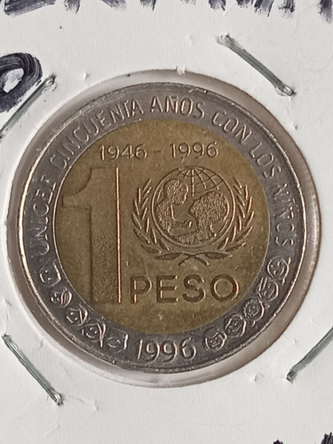 Argentina 1996. Moneda De 1 Peso, Unicef. Mb. Mira!!!!