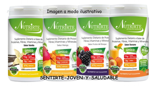 Batido Nutricional Nutrirte P/bajar, Mantener Y Subir Peso Producto Al Detalle